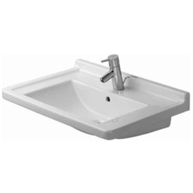 Duravit Starck 3 møbelservant, 70x49 cm, med wondergliss, hvit