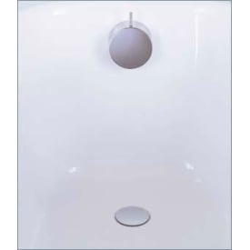 Vola A24 bottenventil, borstat krom