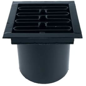 Duco flydende karm m/rist og flanger til 315 mm opføringsrør, 40 ton - sort