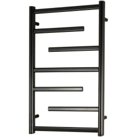 Kriss Sirius håndklædetørrer, kombi, 50x80 cm, sort