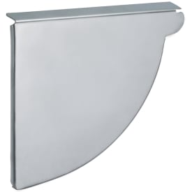 VMzinc endebund nr. 13, 400 mm, venstre, til kvartrund arkitekt tagrende, zink