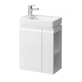 Laufen Pro S møbelpakke med åbne hylder til højre 48 x 28 cm i hvid