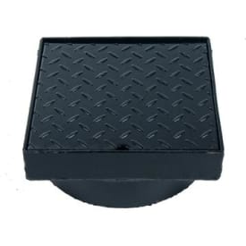 Duco fast karm m/dæksel til 315 mm opføringsrør, 2,5 ton - sort