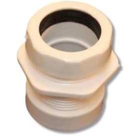 Purus overgang, Ø32 mm x 1 1/4", nippel, plast, hvid