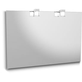 Gustavsberg Artic speil med lys, 100x65 cm