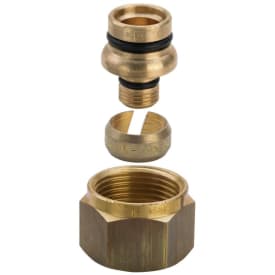 Viega rødgods klemringskobling, 15 mm x 3/4"