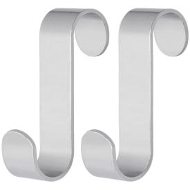 TVS kroge 2 stk. til Ø25 mm rør, krom