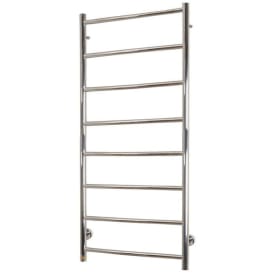 Kriss Polaris handdukstork, el, 50x120 cm, polerat rostfritt stål