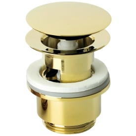 Damixa Silhouet bundventil, push-open, poleret messing