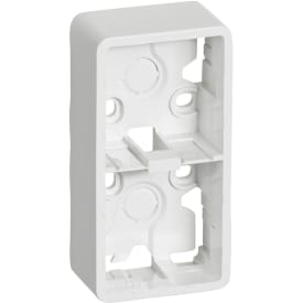 LK Fuga Baseline 50 underlag, 2x1 modul, hvid