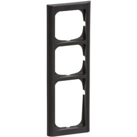 LK Fuga Softline 63 ramme, 3,5 modul, koksgrå