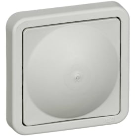 LK Opus 74 indsats adaptordæksel for lampeudtag 1 modul i lysegrå