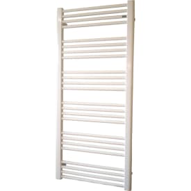 Kriss Space håndklædetørrer, kombi, 60x132 cm, hvid