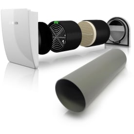 Bosch Vent 2000 D Decentral varmegenvinding Ø162 mm med ind- og udvendig skærm