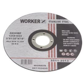 WORKER skæreskive Inox, 0,8 x 125 mm