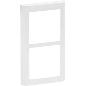 LK Fuga Soft 63 ramme, 2x1 modul, lodret, hvid