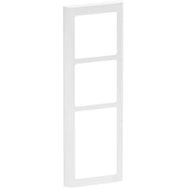 LK Fuga Soft 63 ramme, 3,5 modul, hvid