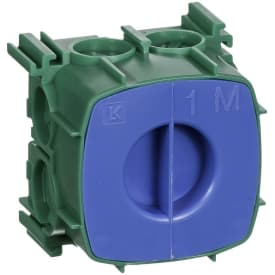 LK OPUS 66 dåse for indmuring grøn 1 modul