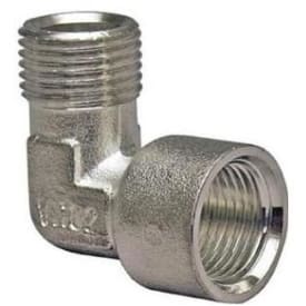 Uponor forkromet alupex vinkelmuffe 1/2"