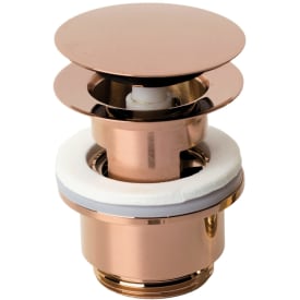 Damixa Silhouet bundventil, push-open, poleret kobber