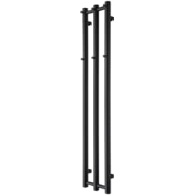 TVS Kiro 3 håndklædetørrer, kombi, 26,5x140 cm, sort