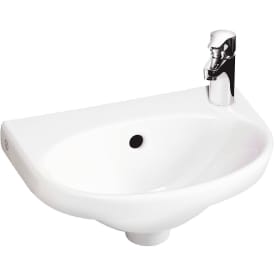 Gustavsberg Nautic 5540 tvättställ, 40x27,5 cm, höger, vit