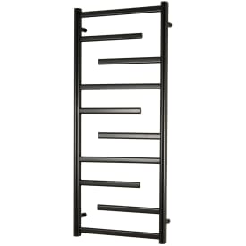 Kriss Sirius håndklædetørrer, kombi, 50x116,9 cm, sort