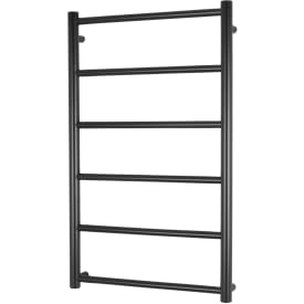 Kriss Polaris håndklædetørrer, kombi, 50x80 cm, sort