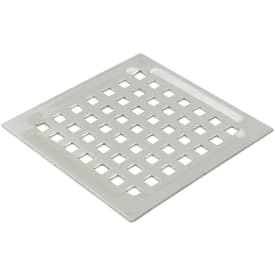 Blücher Domestic-140 afløbsrist, 140x140 mm, rustfrit stål