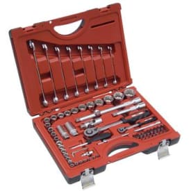 Worker Topnøglesæt 1/4" + 1/2" - 68 dele