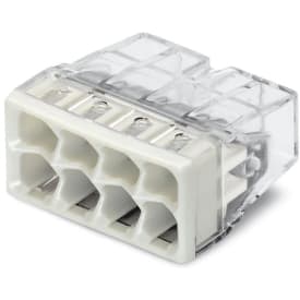 50 stk Wago Samlemuffe 8x0,5-2,5 mm², Lysegrå