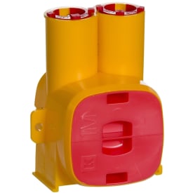 10 stk LK Fuga Indstøbningsdåse, 1M, 49 mm dyb