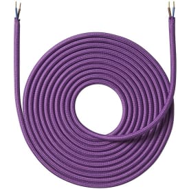 Nielsen Light stoffledning, 2x0,75 mm², 4 meter, lilla