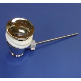 Børma push-open bundventil komplet, krom