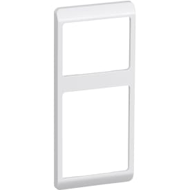 LK Opus 66 ramme, kombi, 2,5 modul, lodret, hvid