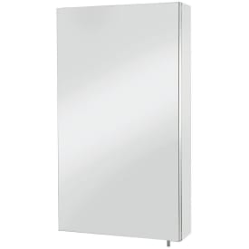 HeFe Anton spejlskab, 30x55 cm, rustfrit stål