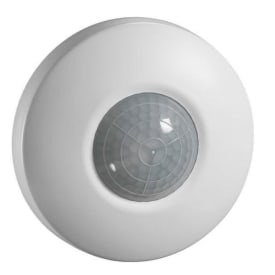 Servodan PIR-sensor Minilux 360° med relæ 24V Ø80 mm i hvid