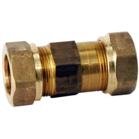 Vatette Rak koppling, gul 28mm med 1 stopp