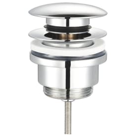 Secher AF 706-H bundventil, push-open, krom