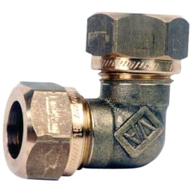 Vatette Vinkelkoppling, gul 12mm