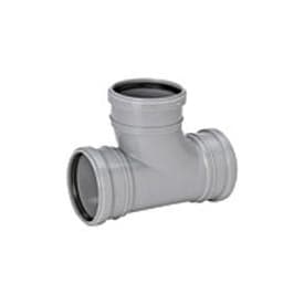 Grenrör, 88,5°, Ø110x75 mm, grå