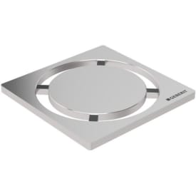 Geberit CleanLine Circle golvbrunnssil, 80x80 mm, rostfritt stål