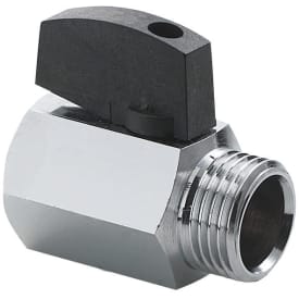 Kuleventil m/grep 3/8" m/Nippel