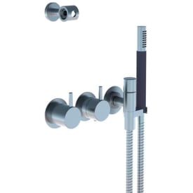 Vola 5171RT9 duschset, vattenbesparande, borstat krom