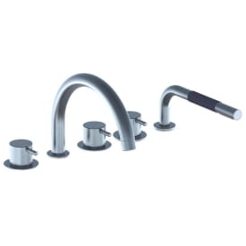 Vola SC13 kararmatur med brusesæt, børstet krom