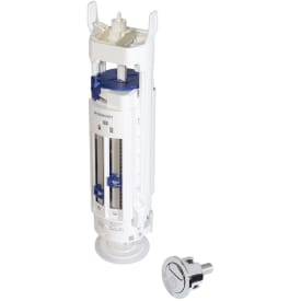 Gustavsberg T2/T1 bundventilhus t/dobbelt skyl incl trykknap