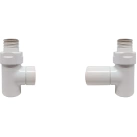 Kriss Cylinder Ventilsæt lige, Hvid