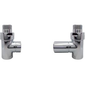 Kriss Cylinder ventilsæt 1/2'' ligeløbende, krom