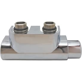 Kriss Twin ventilset, vinkel, höger, krom