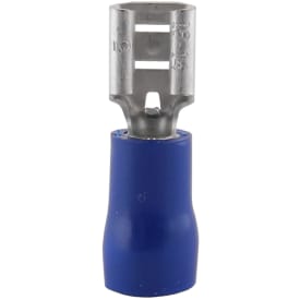 100 stk Isolerede Spademuffe blå, 1,5-2,5 mm², 4,8x0,8 mm